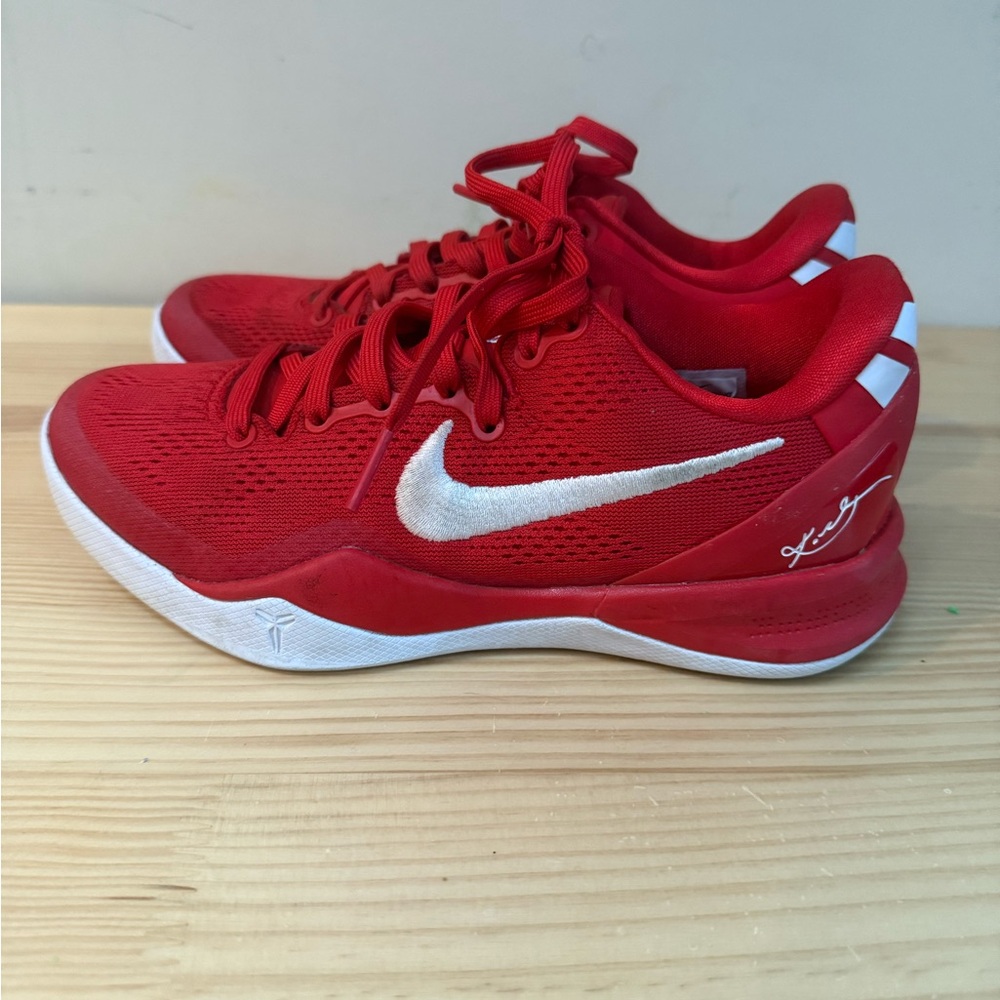 Kobe 8 Proto Nike Red Athletic Sneakers